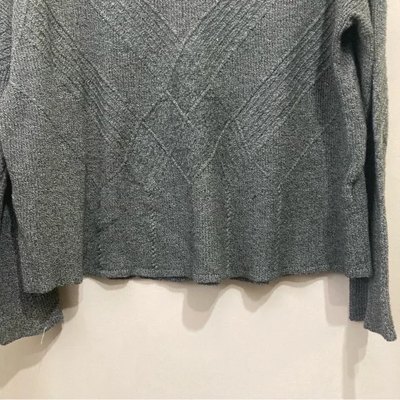 Smartwool Vneck Wool Sweater Size Medium Dark Grey - Picture 5 of 12